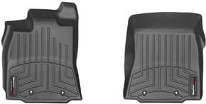 Коврики Weathertech Black для Jaguar XJ (X351) 2009-2019 (задний привод)(4 крепления)(1 ряд) - Фото 1