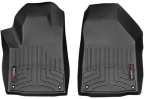 Коврики Weathertech Black для Jeep Cherokee (KL) 2015-2023 (без возвышения перед местом под левую ногу)(1 ряд) - Фото 1