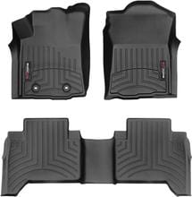 Коврики Weathertech Black для Toyota Tacoma (mkIII) 2015-2017 (Double Cab)(МКПП)