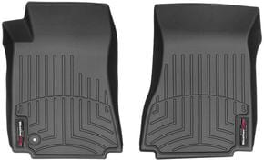 Килимки Weathertech Black для Cadillac CTS (mkII) 2007-2010 (седан/універсал)(АКПП)(задній привід)(1 маленьке кріплення)(1 ряд)