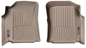 Коврики Weathertech Beige для Toyota Tundra (mkI) 2000-2004 (Regular/Access Cab)(АКПП)(без консоли)(без креплений) - Фото 1