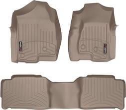 Килимки Weathertech Beige для Cadillac Escalade (mkII); Chevrolet Tahoe (mkII); GMC Yukon (mkII) 2000-2006 (1-2 ряд) - Фото 1