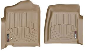 Коврики Weathertech Beige для Chevrolet Silverado (mkI) 1999-2007; GMC Sierra (mkII) 1999-2007 (Regular Cab)(без рычага 4x4) - Фото 1