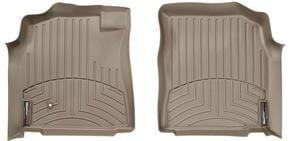 Коврики Weathertech Beige для Toyota Sequoia (mkI) 2005-2007 / Tundra (mkI)(Regular/Access Cab) 2004-2006 (АКПП)(1 крепежный крючок)(1 ряд)