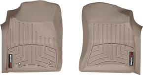 Коврики Weathertech Beige для Toyota Fortuner (mkI) 2004-2012 (2 крепежных крючка)(1 ряд)