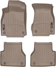 Коврики Weathertech Beige для Audi A6/S6/RS6 (mkV)(C8) 2018→ / A7/S7/RS7 (mkII) 2018→ (2 ряд с креплениями)