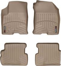 Коврики Weathertech Beige для Ford Focus (mkII) 2007-2011 (USA)(1 крепежный крючок)