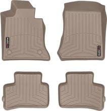 Коврики Weathertech Beige для Mercedes-Benz GLK-Class (X204) 2008-2012 - Фото 1