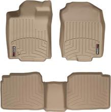 Килимки Weathertech Beige для Ford Fusion (mkI) 2010-2012; Lincoln MKZ (mkI) 2010-2012; Mercury Milan (mkI) 2010-2011 (USA)(передній привід)(1 кріпильний гачок) - Фото 1