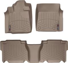 Коврики Weathertech Beige для Toyota Tundra (mkII) 2006-2011 (CrewMax)