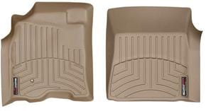 Коврики Weathertech Beige для Toyota Tundra (mkII) 2006-2011 (1 ряд)