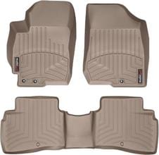 Коврики Weathertech Beige для Kia Cerato (mkI) 2008-2013 (седан/хетчбек) - Фото 1