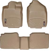 Килимки Weathertech Beige для Ford Fusion (mkI) 2010-2012; Lincoln MKZ (mkI) 2010-2012; Mercury Milan (mkI) 2010-2011 (USA)(передній привід)(2 круглих кріплення) - Фото 1