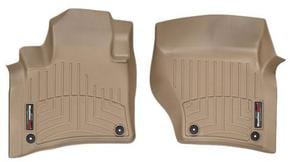 Коврики Weathertech Beige для Volkswagen Touareg (mkII) 2010-2018; Porsche Cayenne (mkII) 2010-2018 (1 ряд) - Фото 1