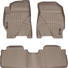 Килимки Weathertech Beige для Ford Escape (mkII); Mazda Tribute (mkII); Mercury Mariner (mkII) 2010-2012 (АКПП)(2 круглих кріплення) - Фото 1