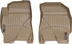 Коврики Weathertech Beige для Ford Escape (mkII); Mazda Tribute (mkII); Mercury Mariner (mkII) 2010-2012 (АКПП)(2 круглых крепления)(1 ряд)