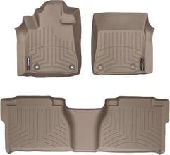 Коврики Weathertech Beige для Toyota Tundra (mkII) 2012-2013 (Double Cab)