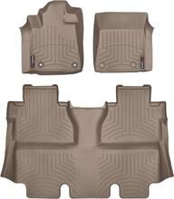 Коврики Weathertech Beige для Toyota Tundra (mkII) 2014-2021 (CrewMax)