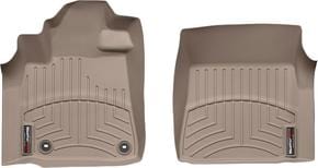 Коврики Weathertech Beige для Toyota Tundra (mkII) 2012-2021 (1 ряд)