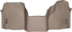 Коврики Weathertech Beige для Dodge Ram (mkIV) 2012-2018 (Regular/Quad Cab)(без рычага 4x4)(с короткой консолью)(4 крепежных крючка)