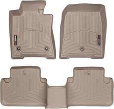 Коврики Weathertech Beige для Acura TL (mkIV) 2009-2014 (передний привод) - Фото 1