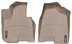 Коврики Weathertech Beige для Kia Sportage (mkIII) 2013-2015; Hyundai ix35 (mkII) 2013-2015 (USA)(3 крепежных крючка)(1 ряд)