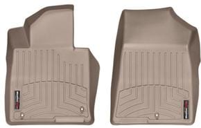 Коврики Weathertech Beige для Hyundai Sonata (mkVII) 2014-2019; Kia Optima (mkVI) 2015-2020 (1 ряд) - Фото 1