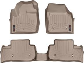 Коврики Weathertech Beige для Land Rover Freelander (mkII)(L359) 2006-2012 (USA) - Фото 1