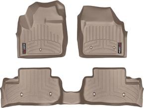 Коврики Weathertech Beige для Land Rover Freelander (mkII)(L359) 2006-2012 (EU) - Фото 1