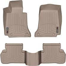 Коврики Weathertech Beige для Mercedes-Benz C-Class (W205; S205) 2014-2021 (АКПП) - Фото 1