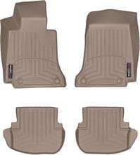 Коврики Weathertech Beige для Mercedes-Benz C-Class (A205) 2015-2023 (кабрио)(АКПП)