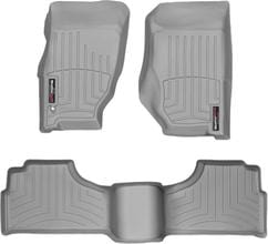 Коврики Weathertech Grey для Jeep Cherokee (KJ) 2002-2007 (без места под отдых левой ноги)