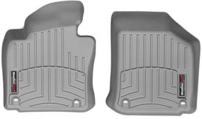 Коврики Weathertech Grey для Volkswagen Golf (mkV) 2003-2010 / (mkVI) 2008-2014 / Jetta (mkV) 2005-2010 / Eos (mkI) 2006-2016; Skoda Octavia (mkII) 2004-2013 (АКПП)(4 овальных крепления)(1 ряд)