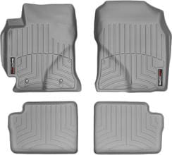 Коврики Weathertech Grey для Toyota Corolla (E120) 2000-2008 (USA)(с воздуховодами под сидениями) - Фото 1