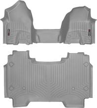 Коврики Weathertech Grey для Dodge Ram (mkV) 2019→ (Crew Cab)(1 ряд - 3 места)(без хранилища под 2 рядом)