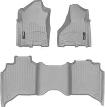 Килимки Weathertech Grey для Dodge Ram 2500HD (mkV) 2019→ (Crew Cab)(1 ряд - 2 місця) - Фото 1