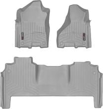 Килимки Weathertech Grey для Dodge Ram 2500HD (mkV) 2019→ (Mega Cab)(1 ряд - 2 місця) - Фото 1