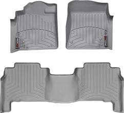 Коврики Weathertech Grey для Toyota Land Cruiser (J200) 2007-2012; Lexus LX (mkIII) 2007-2012 (4 крепежных крючка)