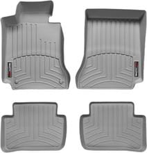 Коврики Weathertech Grey для Mercedes-Benz C-Class (W204; S204) 2007-2014 (2 круглых крепления)