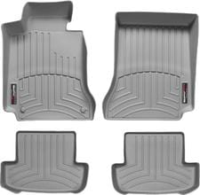 Коврики Weathertech Grey для Mercedes-Benz C-Class (C204) 2012-2015 (купе) / E-Class (C207; A207) 2012-2014 (купе/кабрио)(2 круглых крепления)