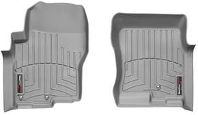 Килимки Weathertech Grey для Nissan Navara (D40) 2008-2015; Suzuki Equator (mkI) 2008-2012 (all cabs)(3 кріплення)(1 ряд) - Фото 1