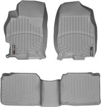 Коврики Weathertech Grey для Mazda 6 (mkII) 2007-2012 (седан/хетчбек)(4 крепежных крючка) - Фото 1