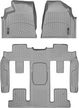 Килимки Weathertech Grey для Chevrolet Traverse (mkI) 2008-2017 (2 ряд - 2 місця)(1-2-3 ряд) - Фото 1