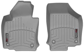 Коврики Weathertech Grey для Volkswagen Golf (mkV) 2003-2010 / (mkVI) 2008-2014 / Jetta (mkV) 2005-2010 / Eos (mkI) 2006-2016 / Scirocco (mkIII) 2008-2017; Skoda Octavia (mkII) 2004-2013 (4 круглых крепления)(1 ряд) - Фото 1