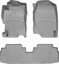 Коврики Weathertech Grey для Honda Civic (mkVII) 2000-2005 (USA)(АКПП)(без креплений) - Фото 1