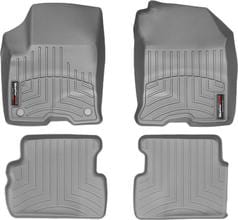 Килимки Weathertech Grey для Ford Focus (mkII) 2007-2011 (USA)(2 круглих кріплення) - Фото 1