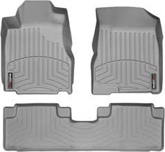 Коврики Weathertech Grey для Honda CR-V (mkIII) 2006-2012 (1 ряд - раздельный)