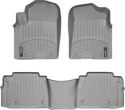 Коврики Weathertech Grey для Infiniti QX56 (mkII) 2010-2014 / QX80 (mkI) 2015-2017; Nissan Armada (mkII) 2016-2018 (1-2 ряд)