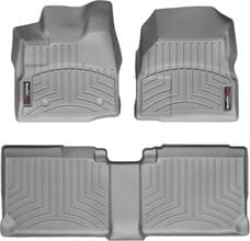 Коврики Weathertech Grey для Chevrolet Equinox (mkII); GMC Terrain (mkI) 2009-2017 (2 круглых крепления) - Фото 1