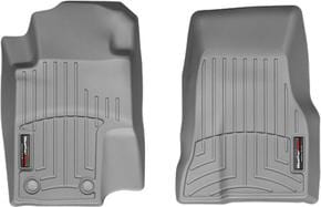 Коврики Weathertech Grey для Ford Mustang (mkV) 2010-2012 (2 круглых крепления)(1 ряд)